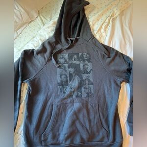 Taylor Swift The Eras Tour Gray Hoodie, Size Medium